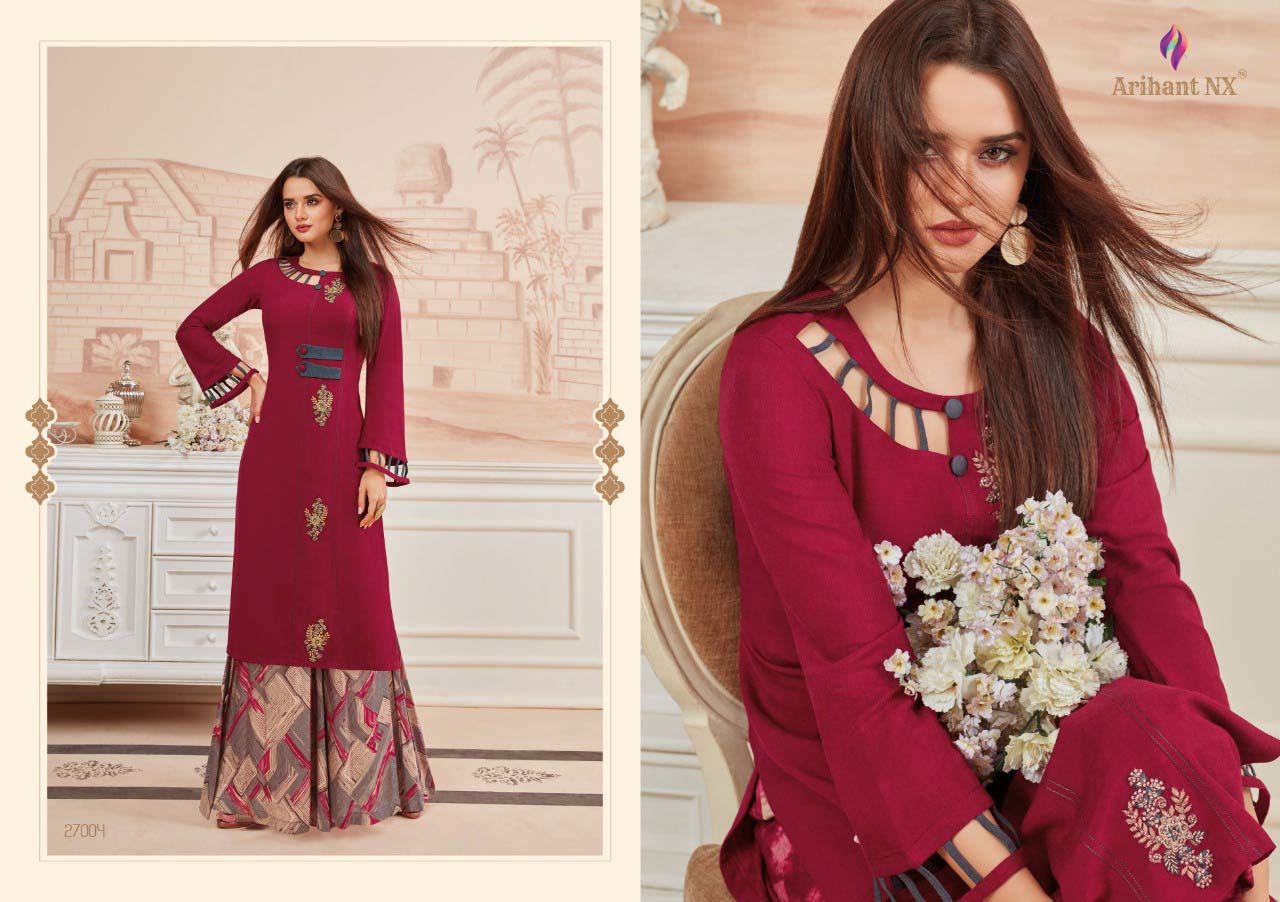 Plazo Vol-1 Arihant Nx Rayon Dyed Palazzo Kurti Plazo Vol-1 Arihant Nx Rayon Dyed Palazzo Kurti
